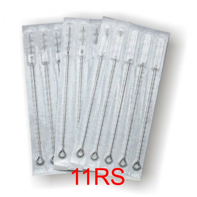 11 Round Shader Sterile Tattoo Needles 11RS (Pack Of 50)